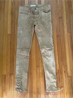 Anine Bing Honey Suede Pants